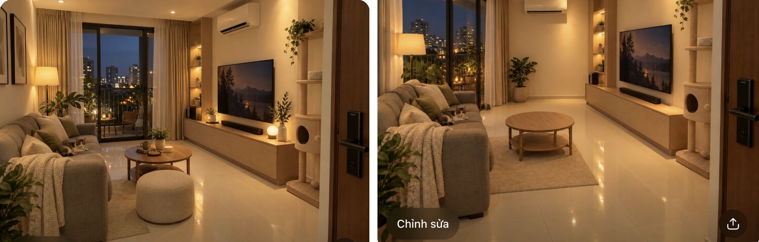 Trước và sau lượt sửa 4 điểm